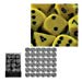 Chessex Opaque 12mm d6 Dice Block - Yellow/Black (36 Dice) (CHX25802)