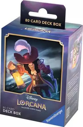 Disney Lorcana Captain Hook deck box