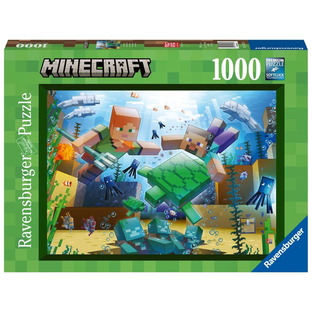 Ravensburger Minecraft Mosaic 1000-Piece Puzzle