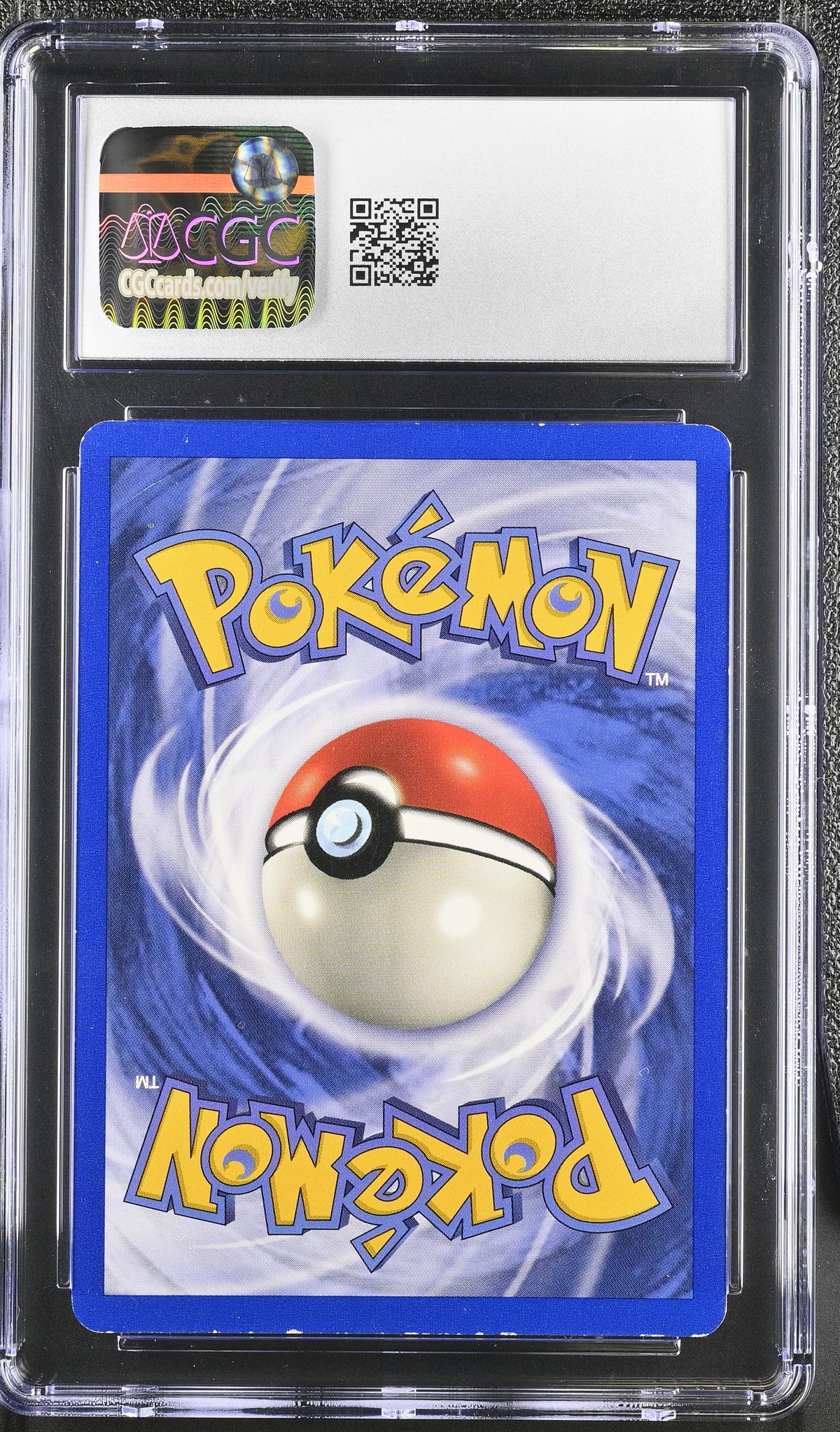 Vaporeon 12/64 Holo Jungle CGC 7.5 slab back