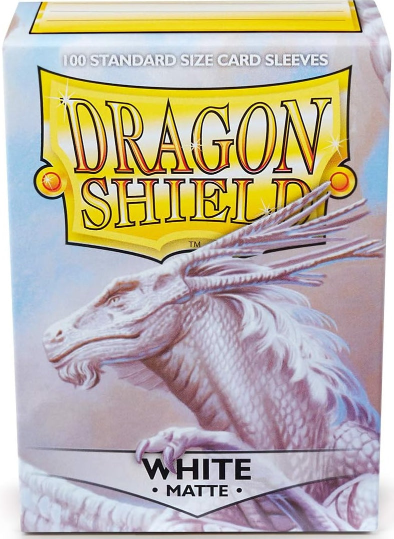 Dragon Shield Matte Sleeves – White (100ct)