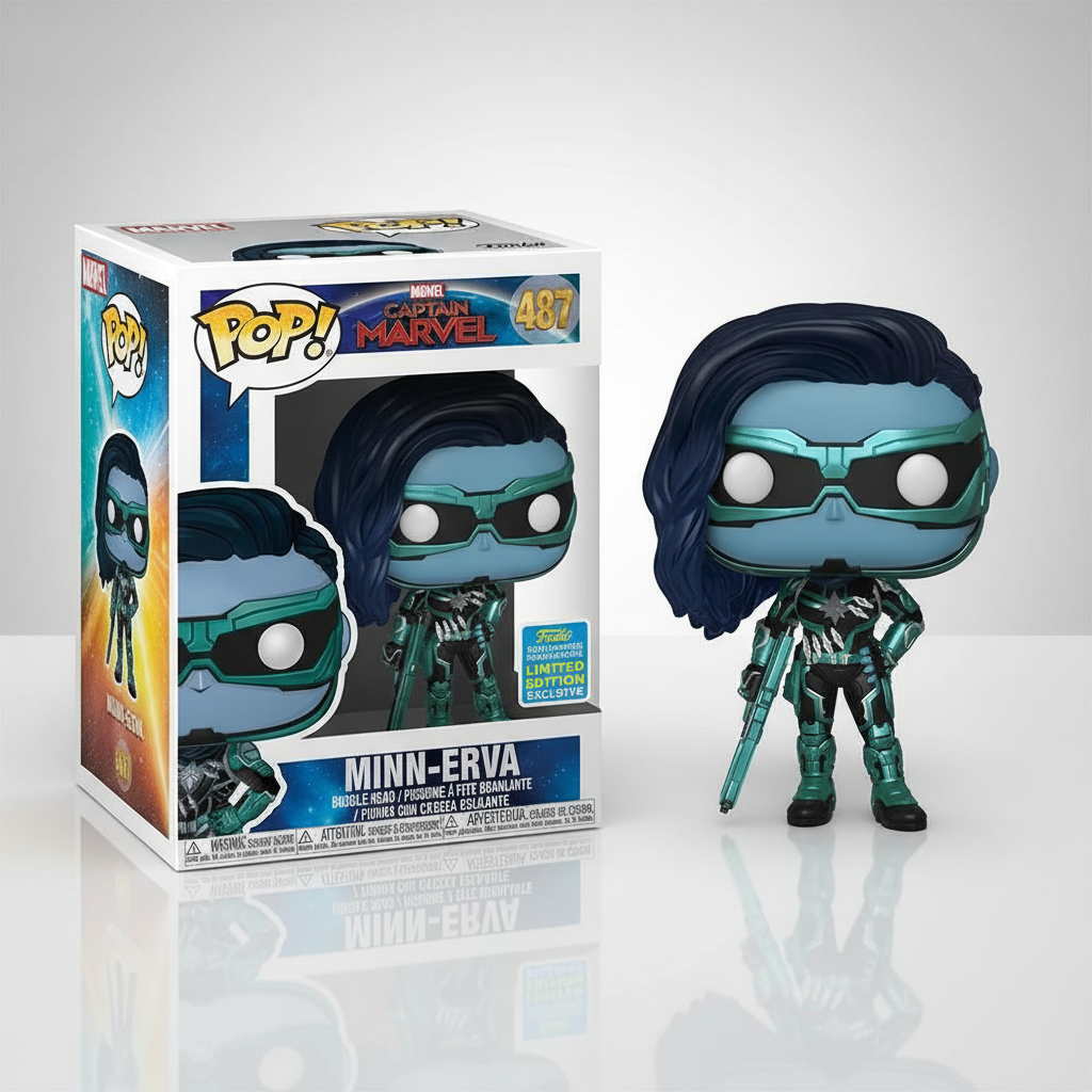 Funko Pop! Marvel: Captain Marvel - Minn-Erva #487 (Bobblehead)