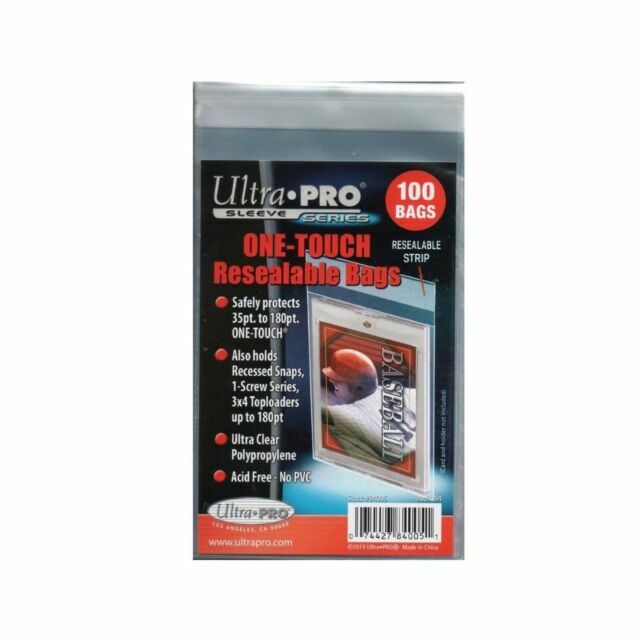 Ultra Pro One-Touch Resealable Bags (100ct)
