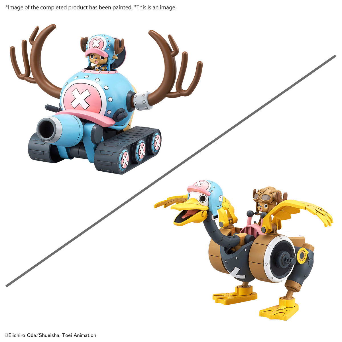 One Piece Chopper Robot 1 & 2 (Chopper Tank & Chopper Wing) Model Kit