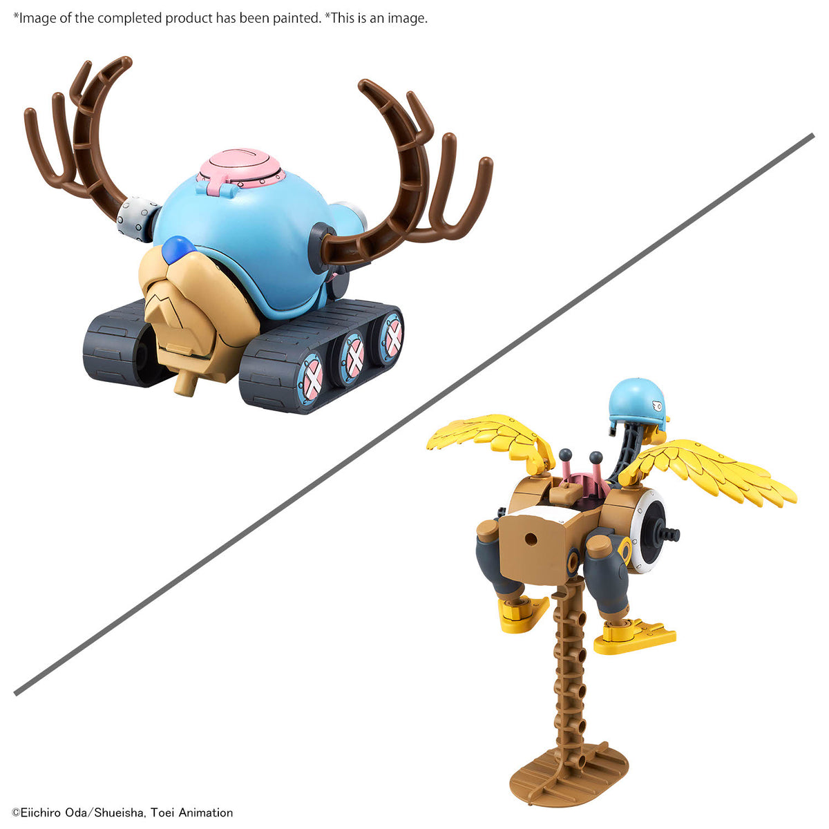 One Piece Chopper Robot 1 & 2 (Chopper Tank & Chopper Wing) Model Kit