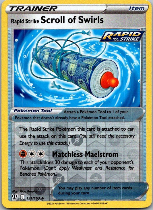Rapid Strike Scroll of Swirls