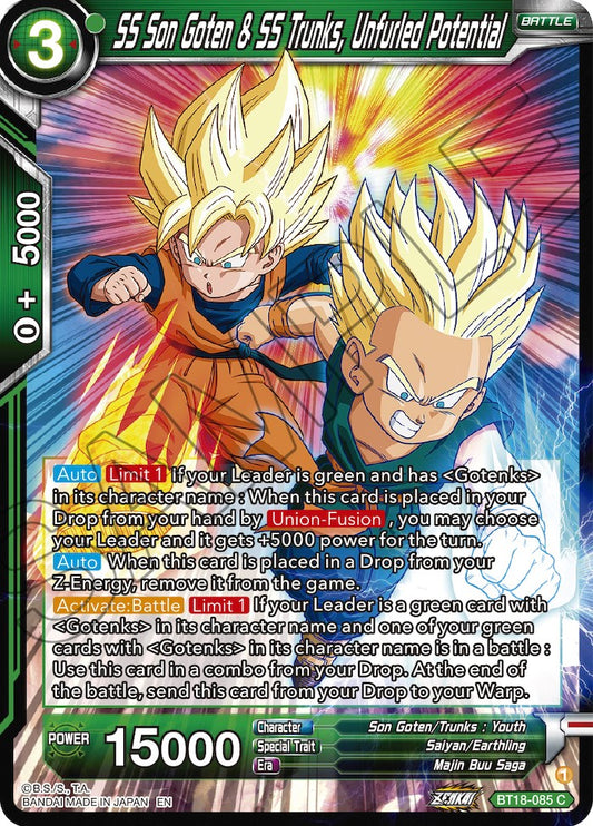 SS Son Goten & SS Trunks, Unfurled Potential