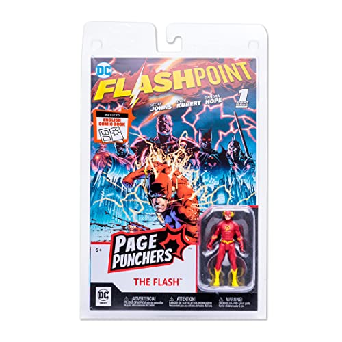 McFarlane DC Direct Page Punchers 3" - The Flash (Flashpoint) with Comic