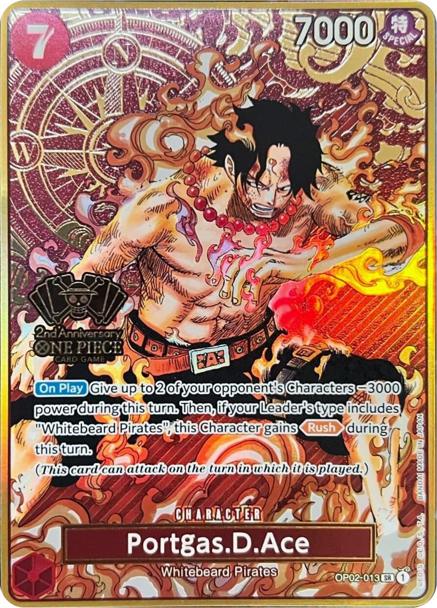 Portgas.D.Ace (One Piece Japanese Version 2nd Anniversary Set)