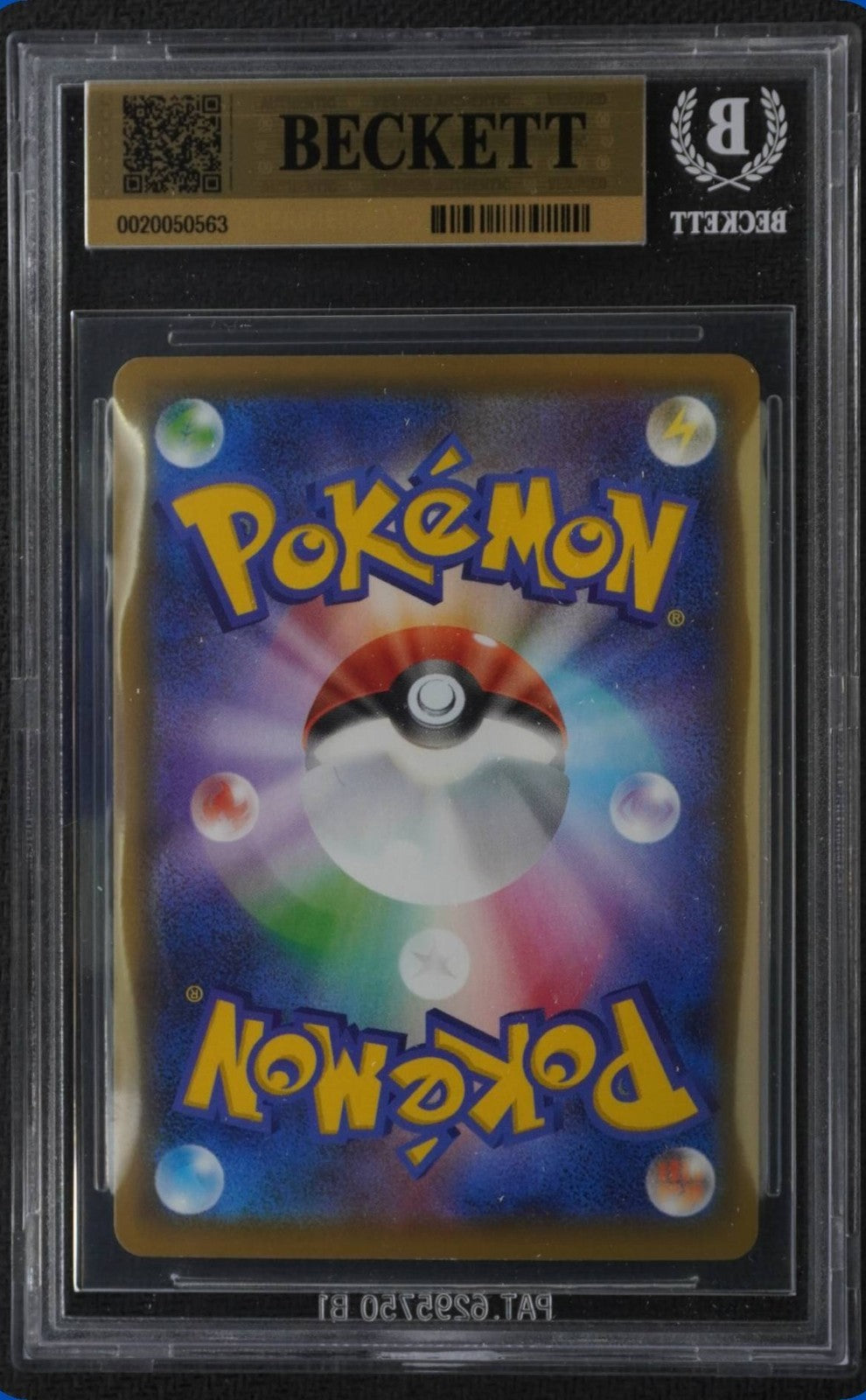 Mew 002/028 25th Anniversary Stamp Promo s8a-P BGS 9.5 slab back