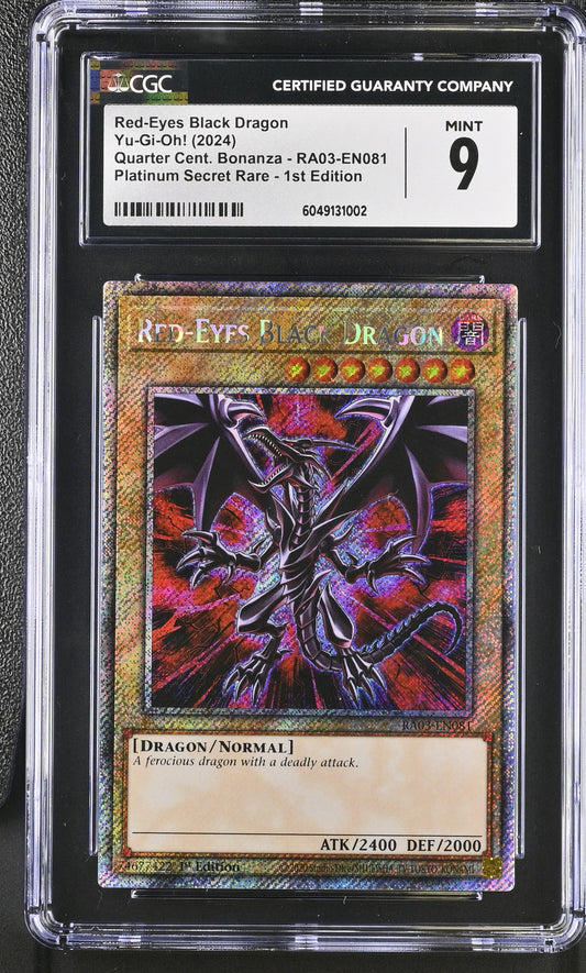 Red-Eyes Black Dragon CGC 9 - front