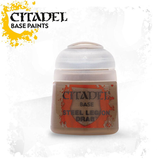 Citadel Base Paint: Steel Legion Drab (12ml)