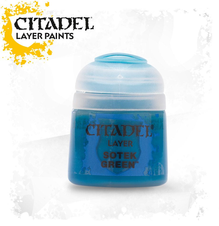 Citadel Layer Paint: Sotek Green (12ml)