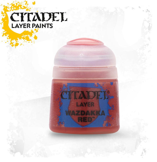 Citadel Layer Paint: Wazdakka Red (12ml)