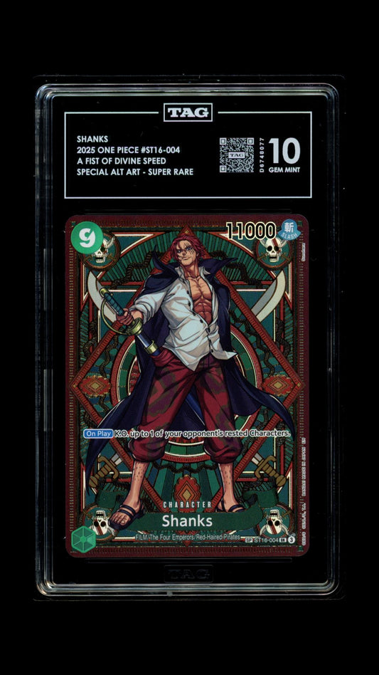Shanks ST16-004 SP Special Alternate Art TAG 10 slab front