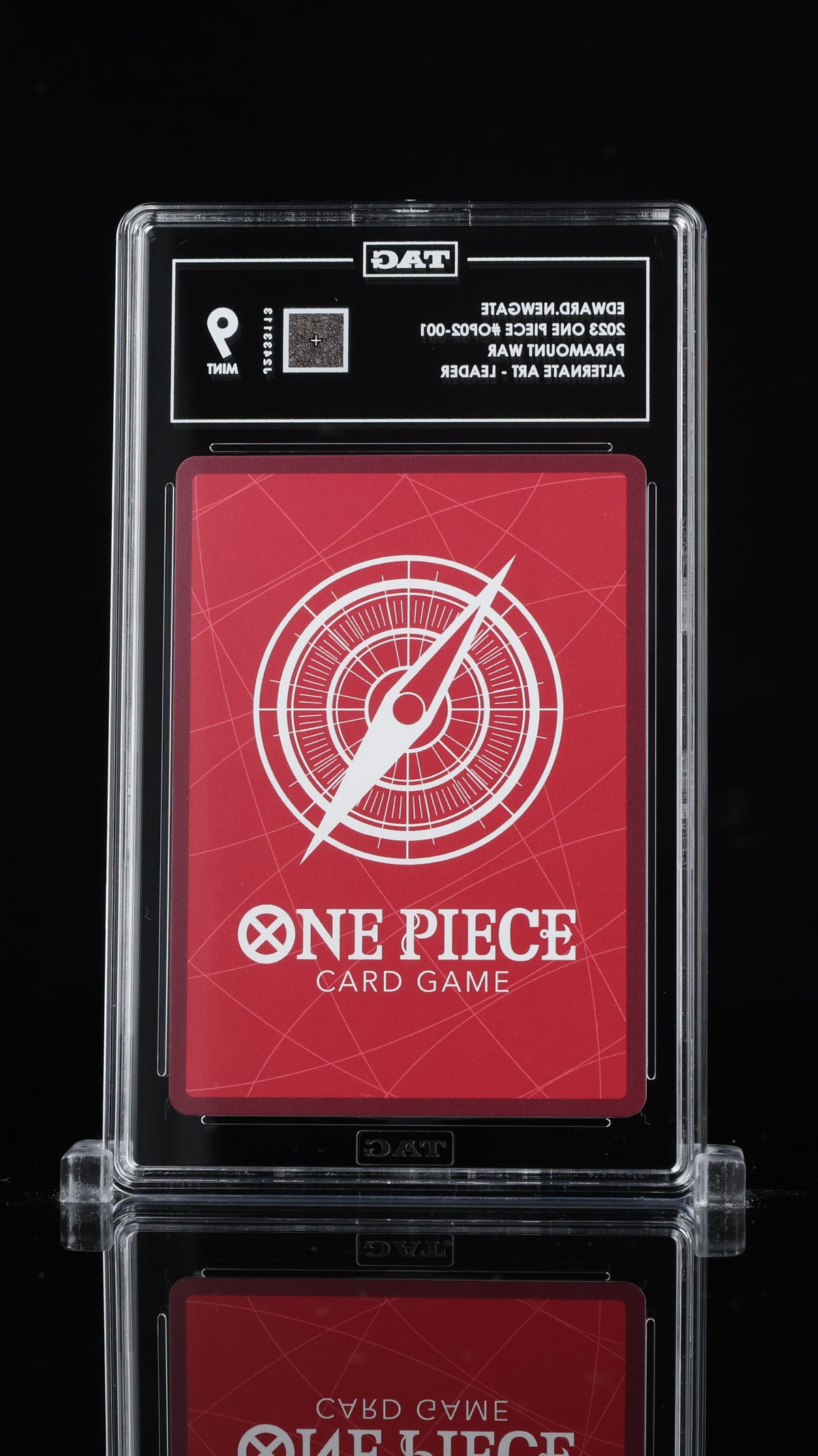 EDWARD.NEWGATE OP02-001 Alternate Art Leader TAG 9 slab back