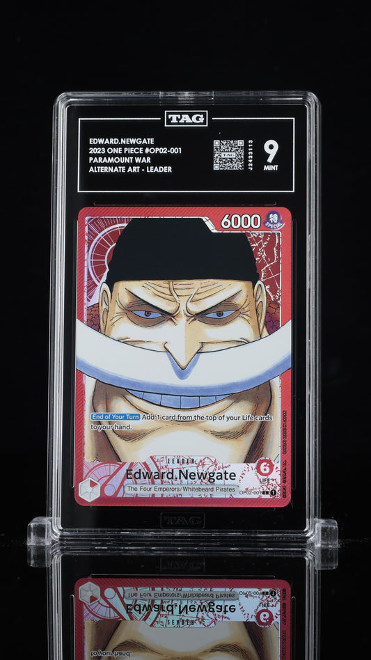 EDWARD.NEWGATE OP02-001 Alternate Art Leader TAG 9 slab front