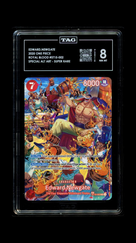 Edward.Newgate ST15-002 Special Alternate Art TAG 8 slab front