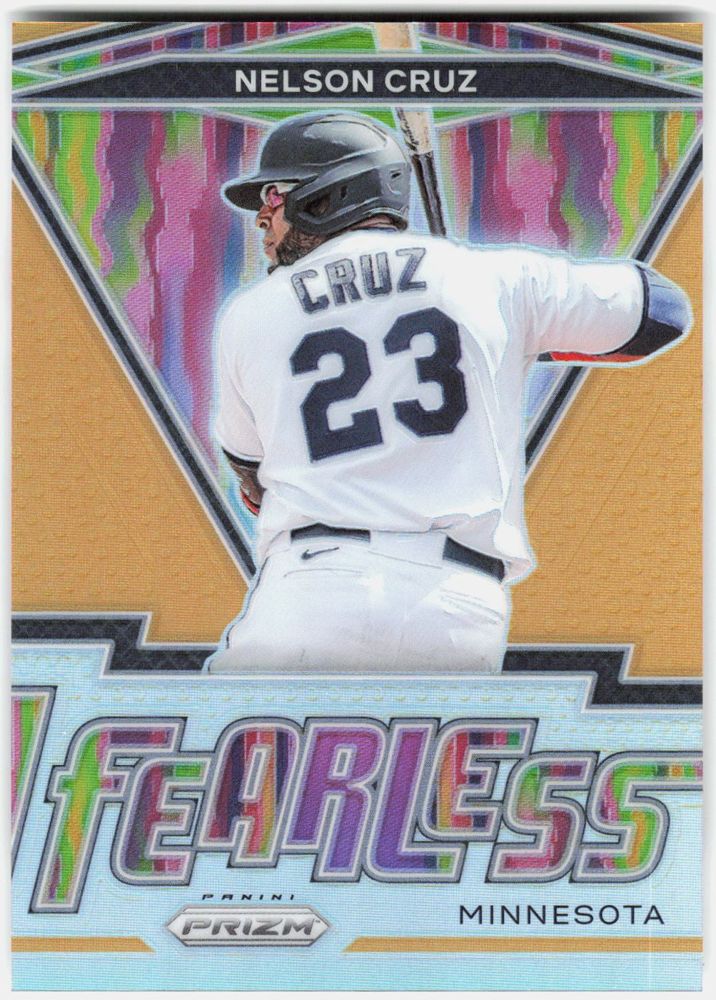 Nelson Cruz 2021 Panini Prizm Fearless #FR-5 (/100)