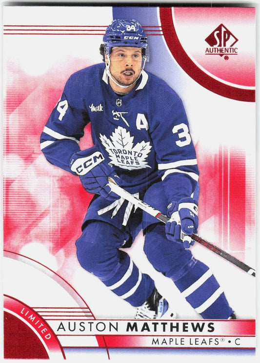 Auston Matthews 2023-24 SP Authentic Limited Red #4