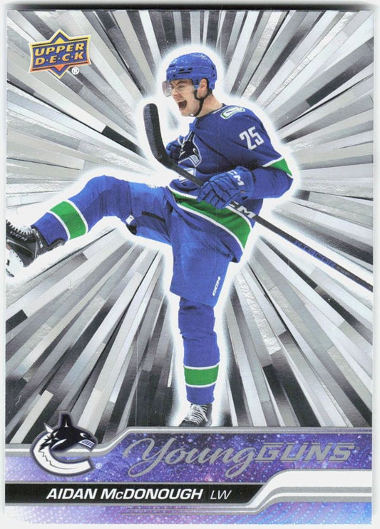 Aidan McDonough 2023-24 Upper Deck Young Guns Rookie #232 front