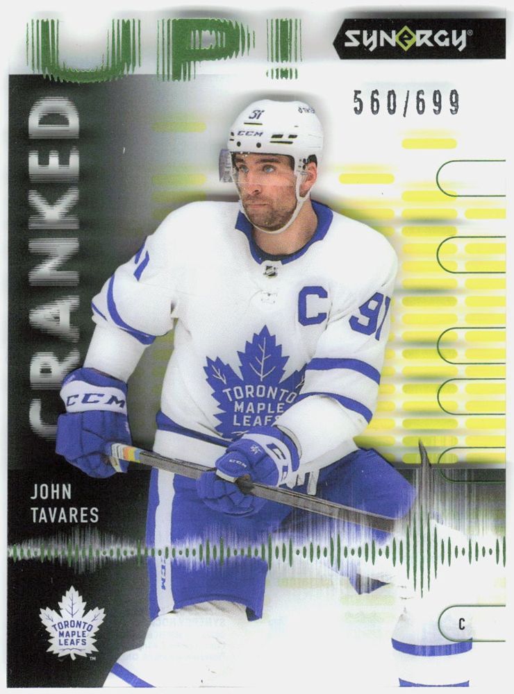 John Tavares 2022-23 Upper Deck Synergy Cranked Up #CU-JT (/699) front