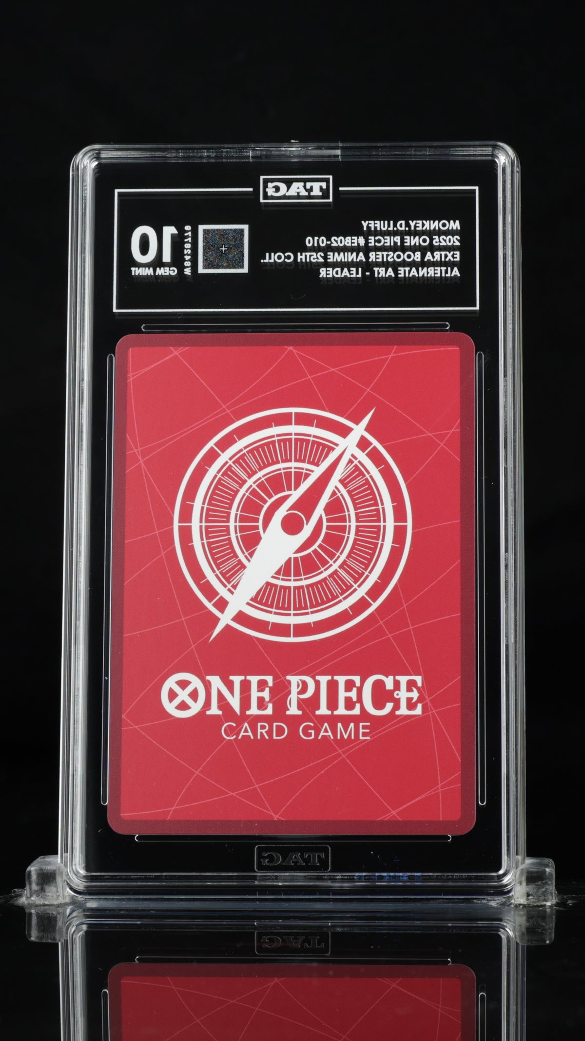 MONKEY.D.LUFFY EB02-010 Alternate Art Leader TAG 10 slab back