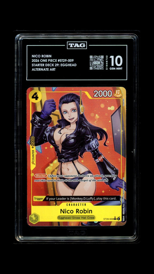 Nico Robin ST29-009 Full Art TAG 10 slab front