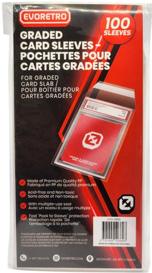 EVORETRO Graded Card Sleeves 100 Pack