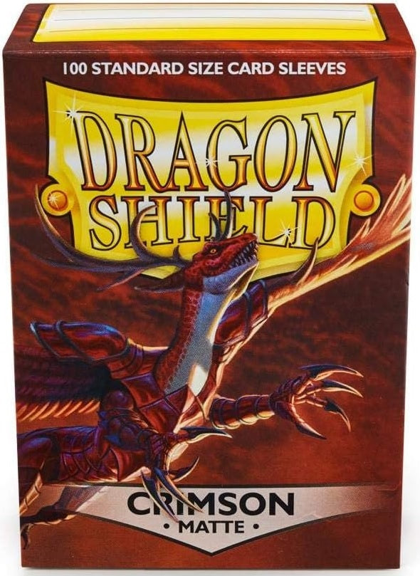 Dragon Shield Matte Sleeves – Crimson (100ct)