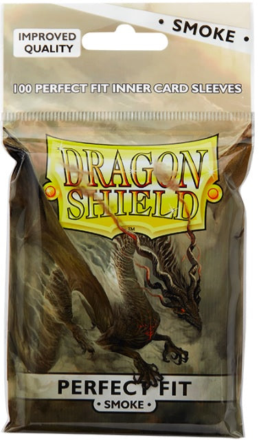 Dragon Shield Perfect Fit Inner Sleeves – Clear/Smoke (100ct)