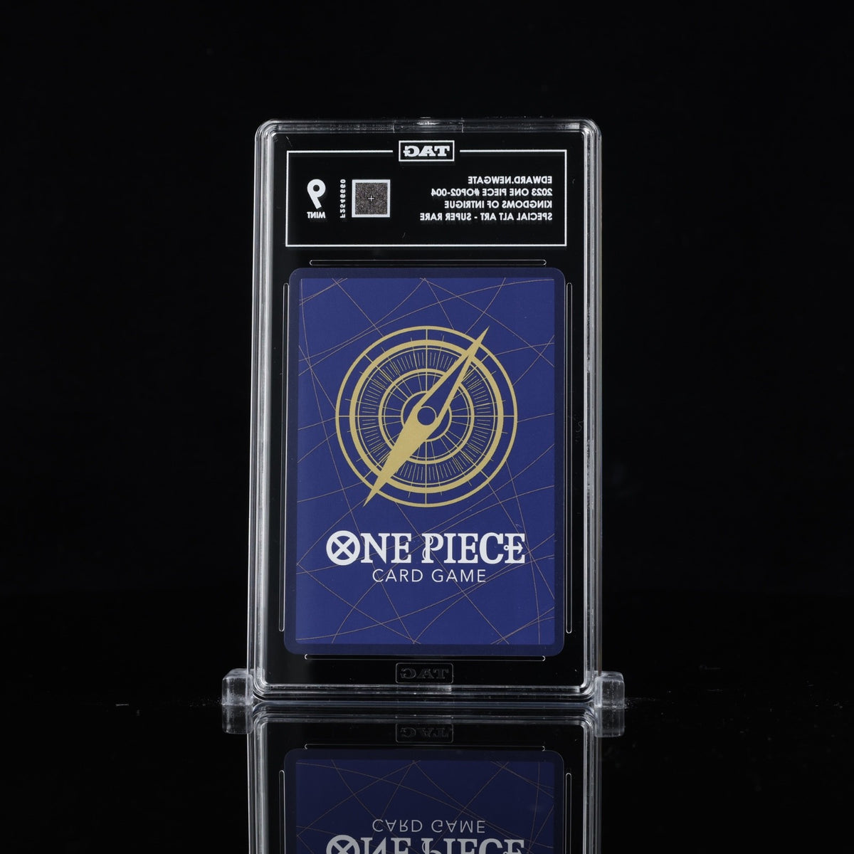 Edward Newgate OP02-004 SP Kingdoms of Intrigue TAG 9 slab back
