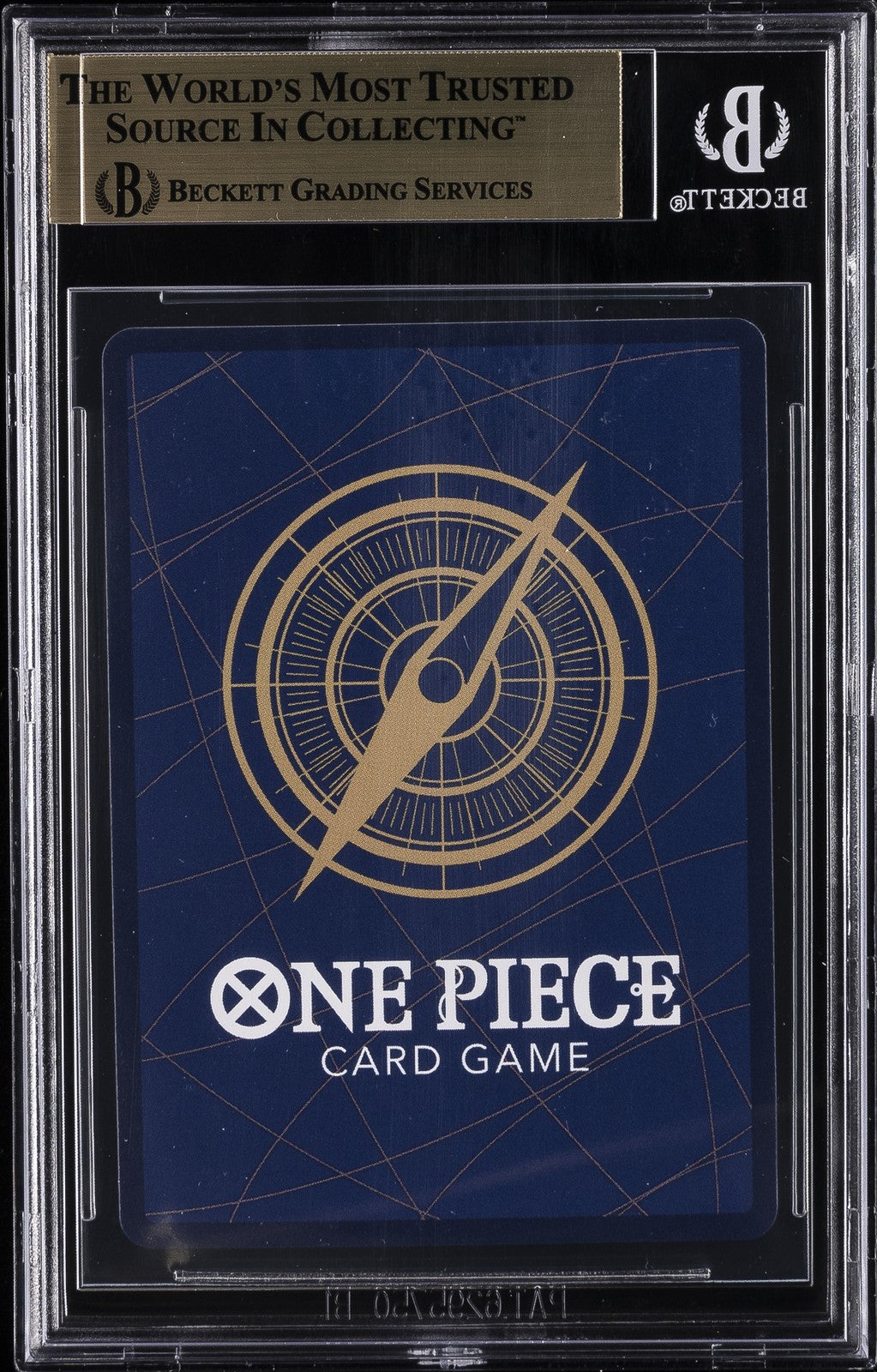 Color of the Supreme King Haki OP12-018 BGS 9.5 slab back