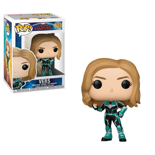 Funko Pop! Marvel: Captain Marvel - Vers (Unmasked) #427