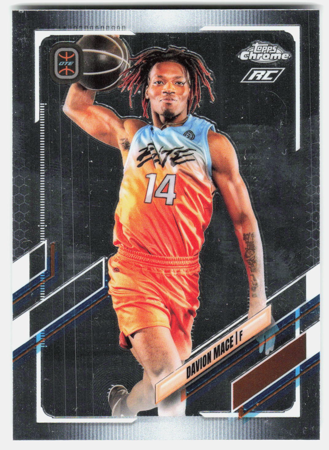 Davion Mace 2021-22 Topps Chrome Overtime Elite #99 front