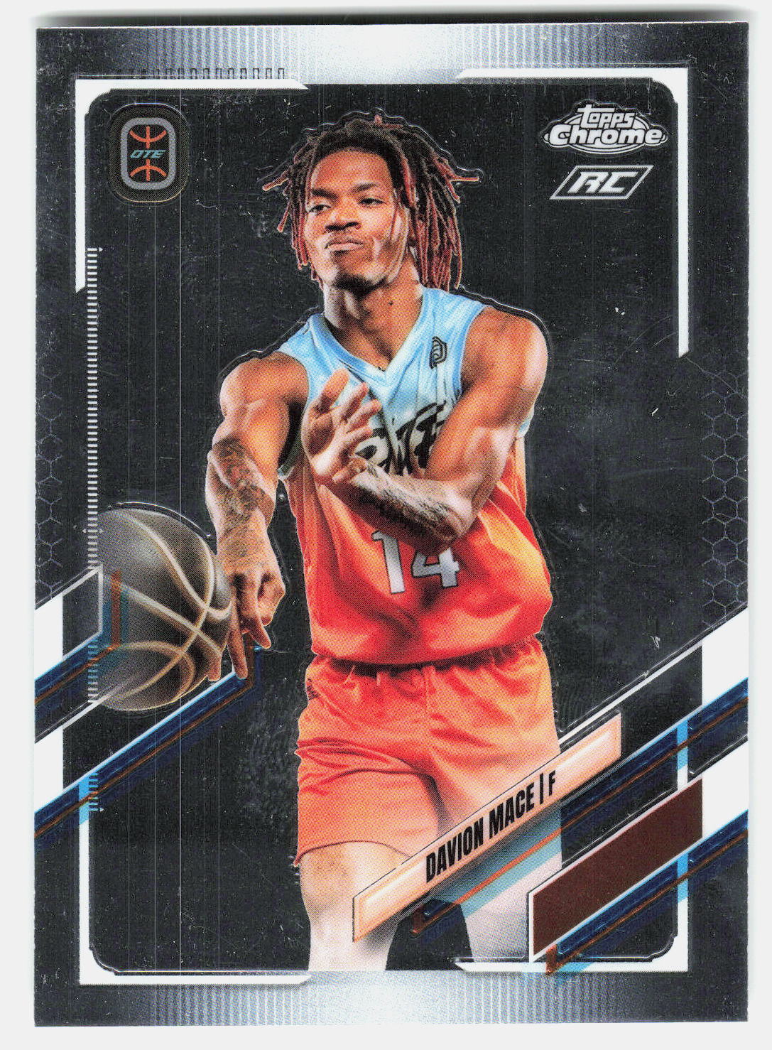 Davion Mace 2021-22 Topps Chrome Overtime Elite #29 front