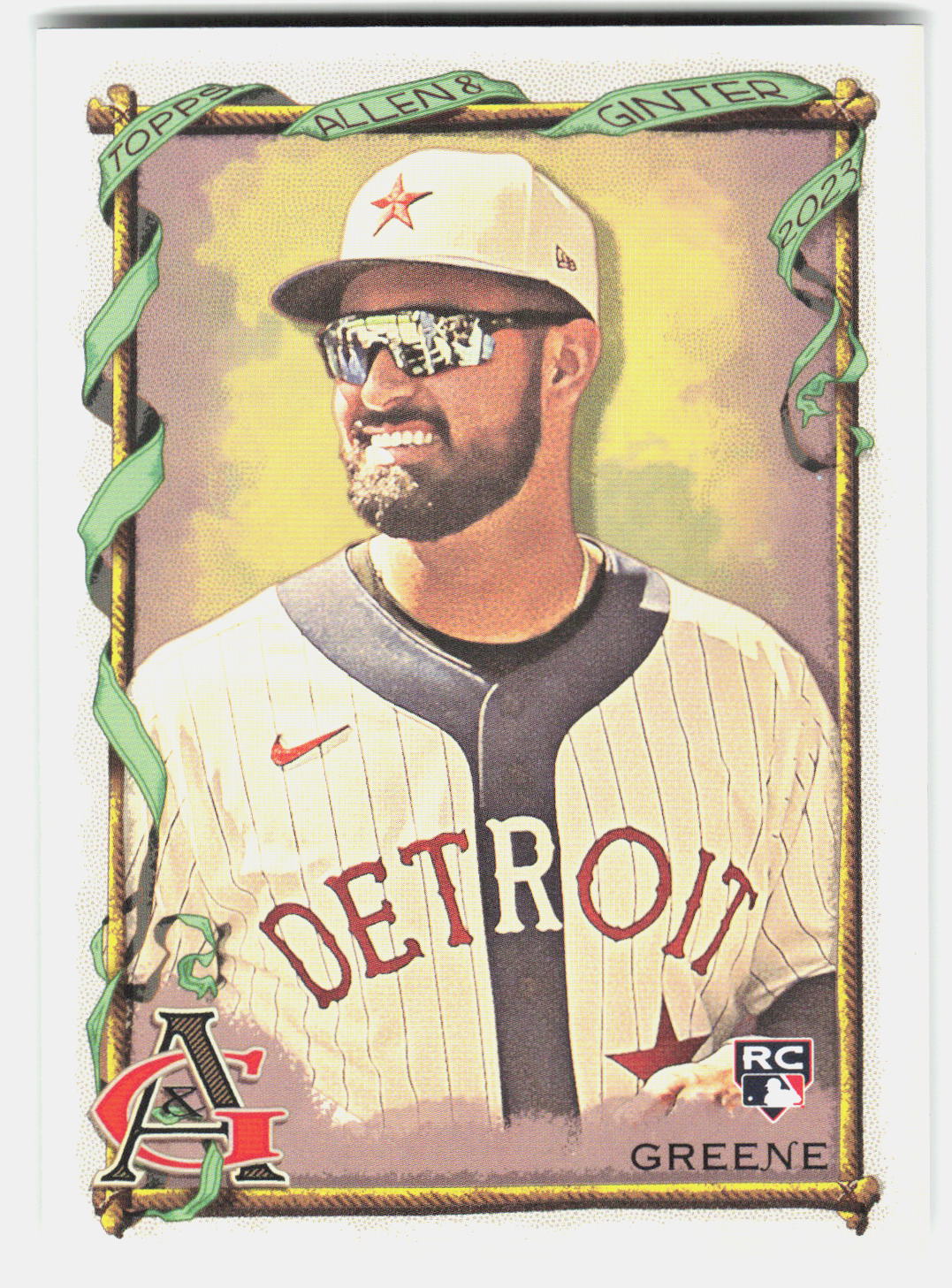 Riley Greene 2023 Topps Allen & Ginter Short Print Rookie #371 front