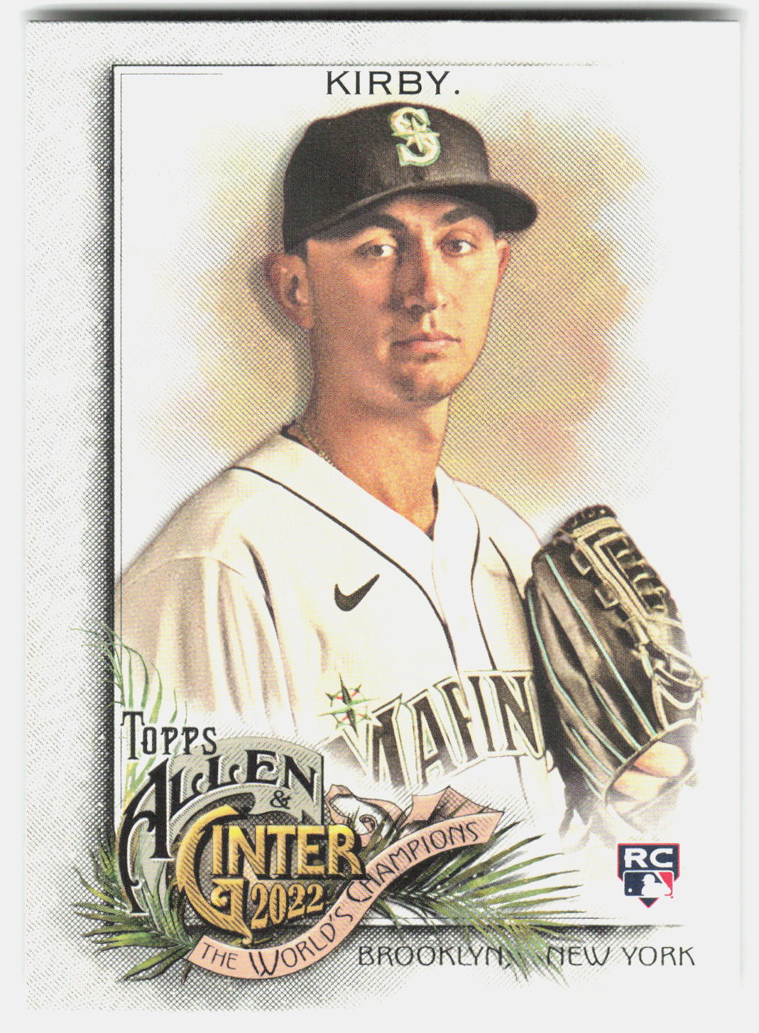 George Kirby 2022 Topps Allen & Ginter Short Print Rookie #313 front