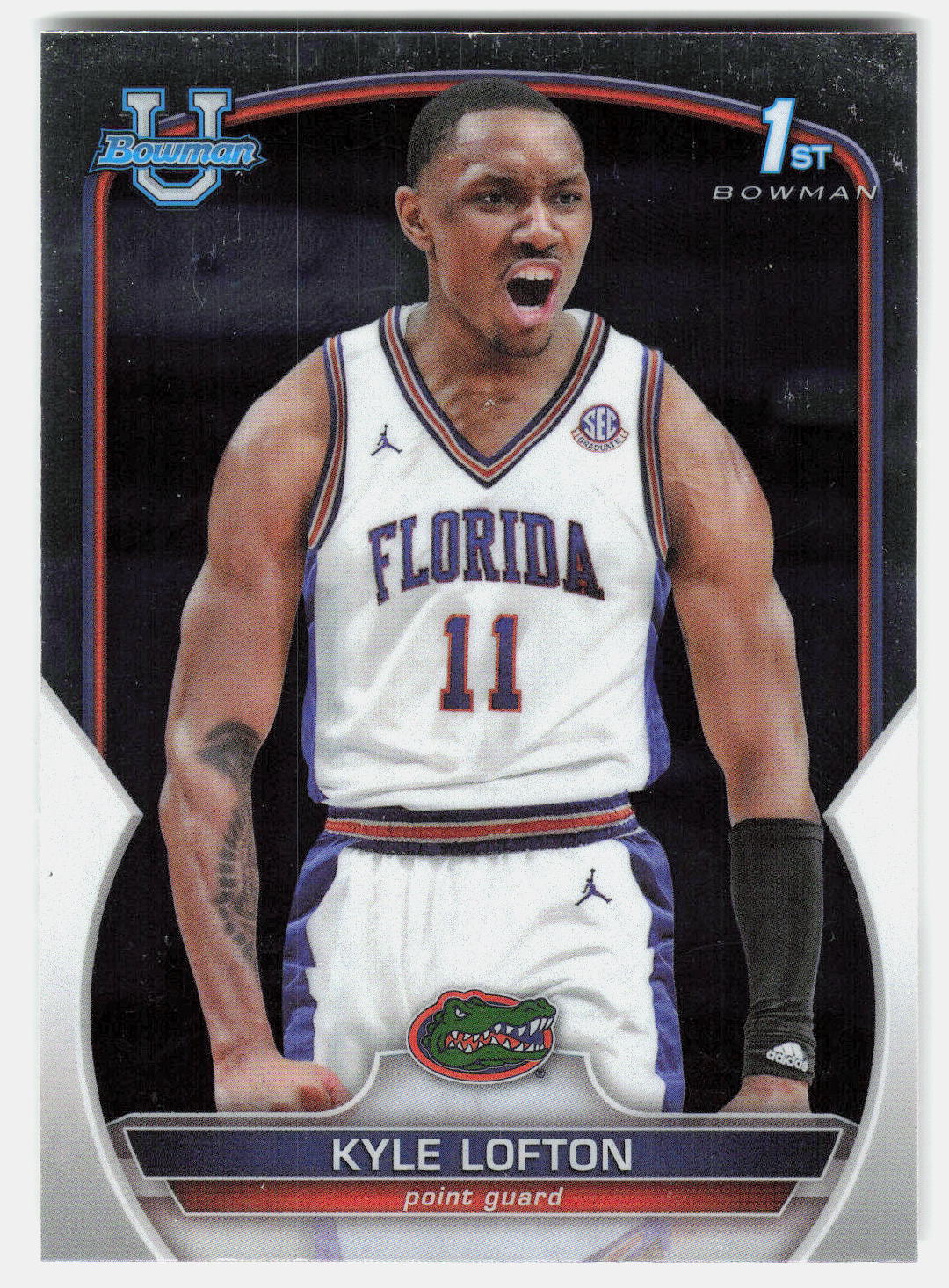 Kyle Lofton 2022-23 Bowman University Chrome 1st Bowman #18 front