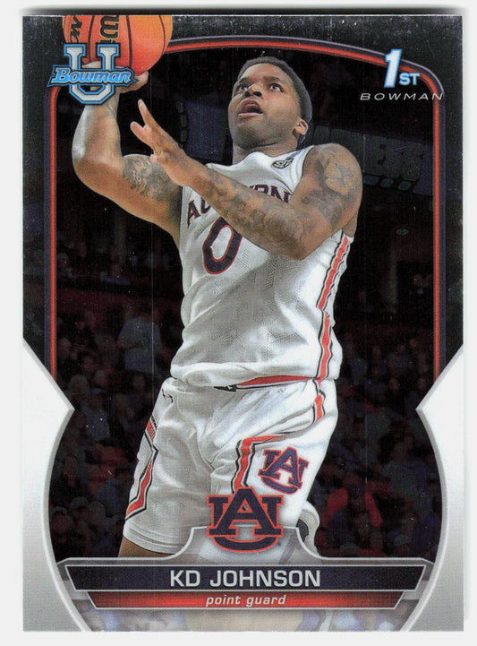 KD Johnson 2022-23 Bowman University Chrome 1st Bowman #29 front