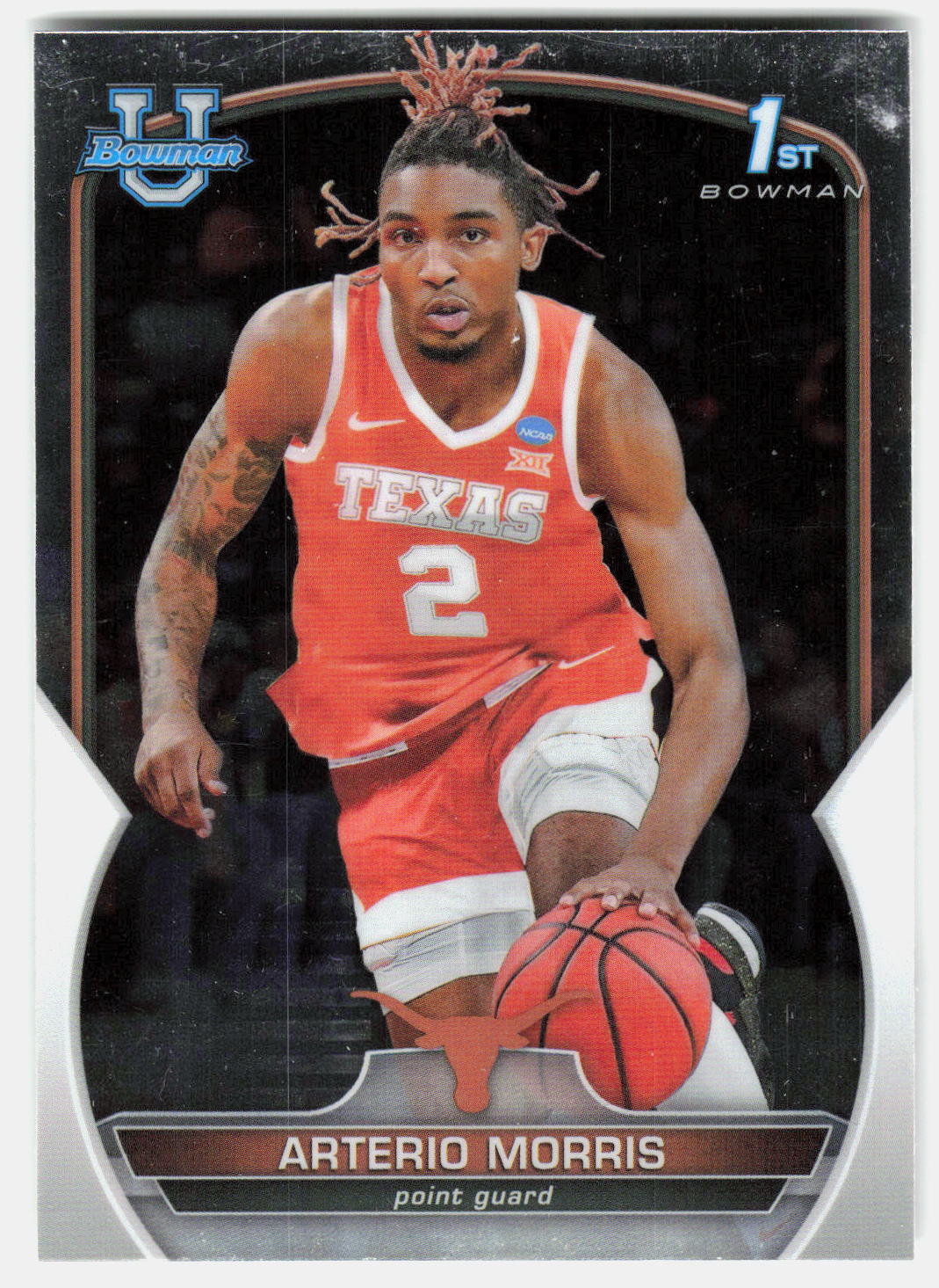Arterio Morris 2022-23 Bowman University Chrome 1st Bowman #45 front