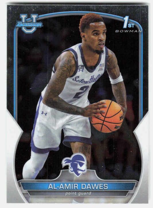 Al-Amir Dawes 2022-23 Bowman University Chrome 1st Bowman #63 front