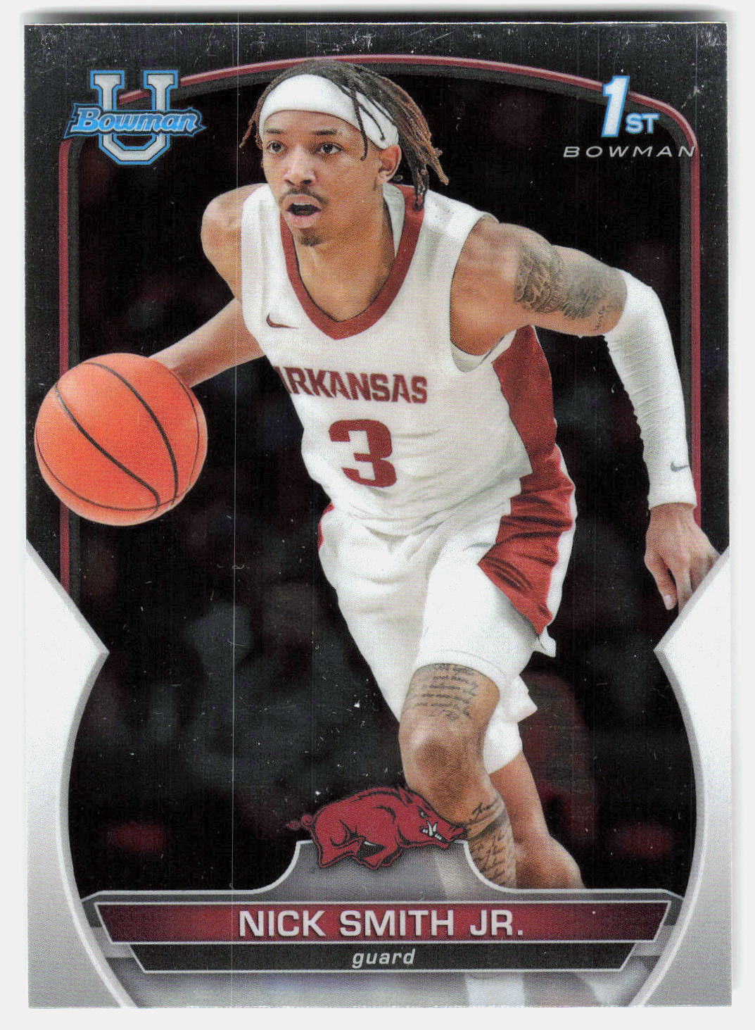 Nick Smith Jr. 2022-23 Bowman University Chrome 1st Bowman #1 front