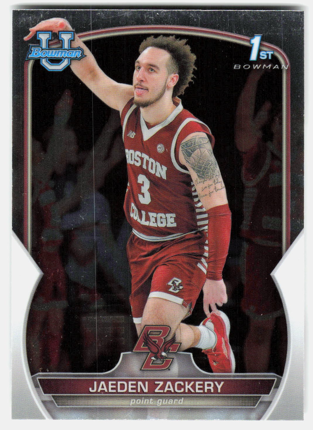 Jaeden Zackery 2022-23 Bowman University Chrome 1st Bowman #35 front