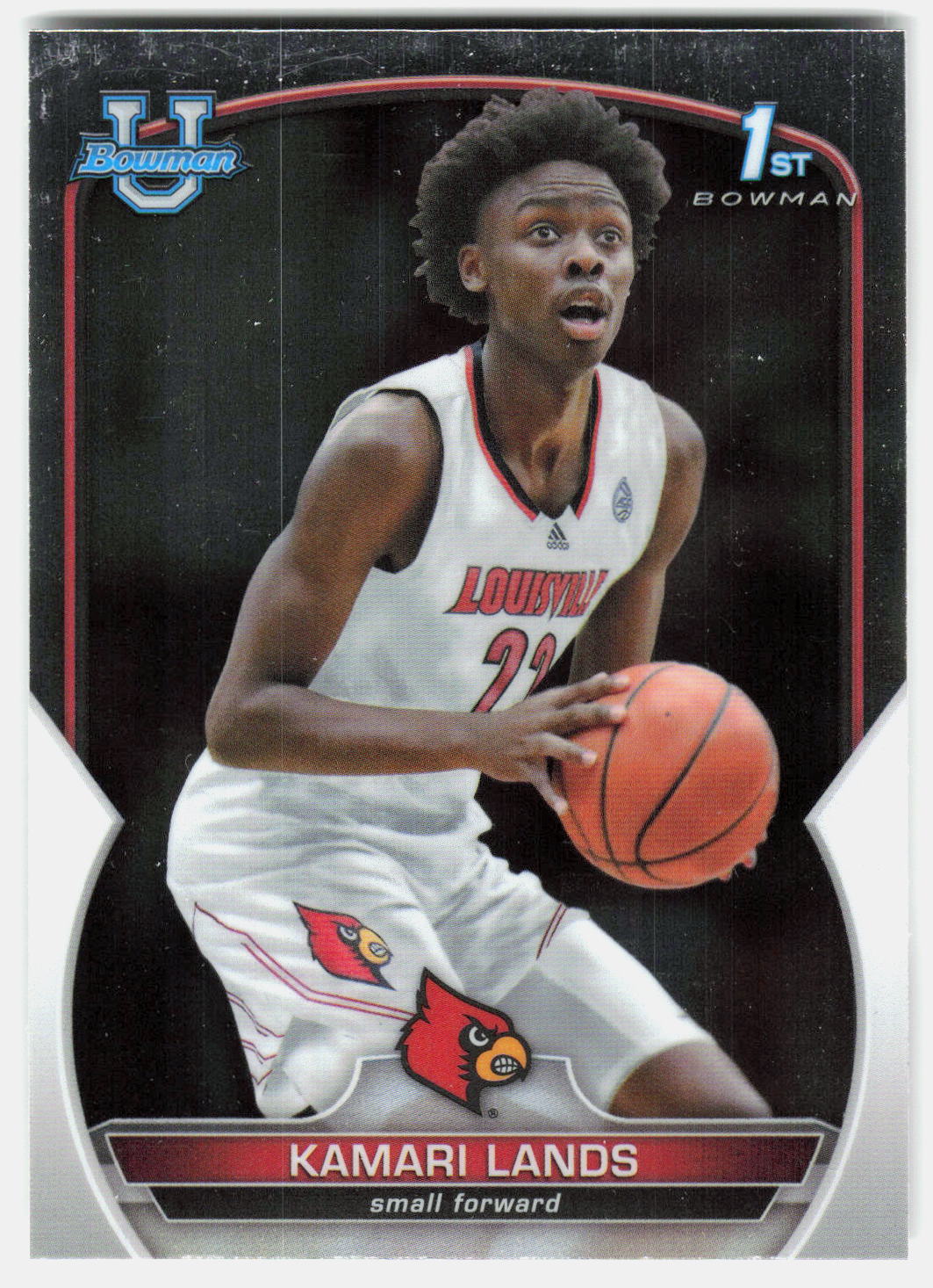 Kamari Lands 2022-23 Bowman University Chrome 1st Bowman #72 front